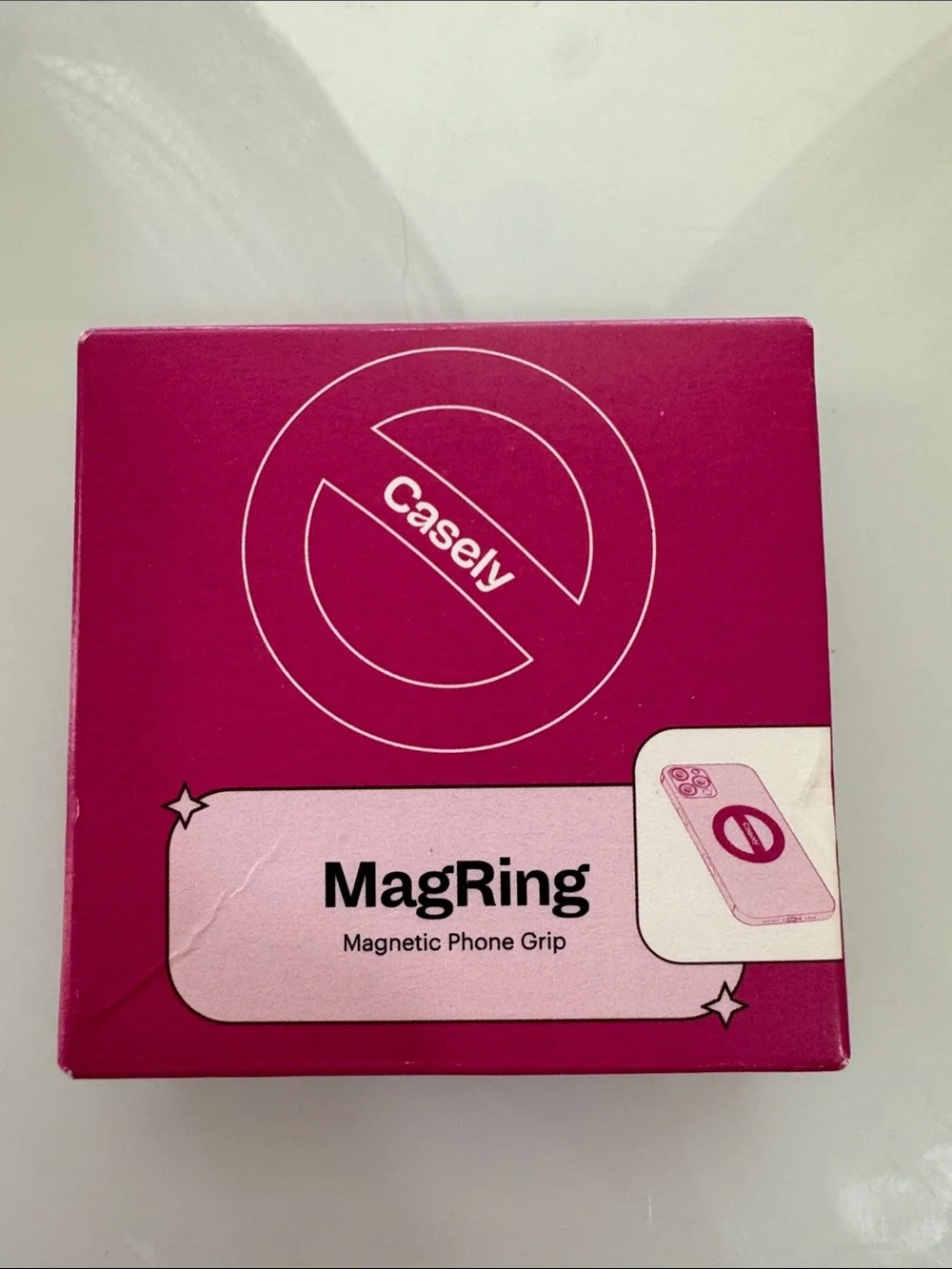Casely MagRing Magnetic Phone Grip in Black